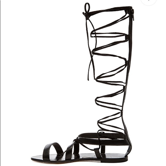 RAYE Shea Gladiator Sandals in Black, size 38.5 - Picture 7 of 7